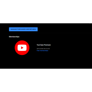 Gambar Youtube Premium 1 bulan