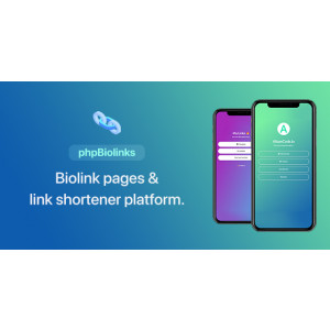 Gambar BioLinks Mirip linktr.ee - IG,TikTok BioLinks & URL Shortener (SAAS Ready) v5.5