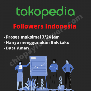 Gambar Jual Followers Tokopedia Best Seller Indonesia (Berkualitas/NonDrop)
