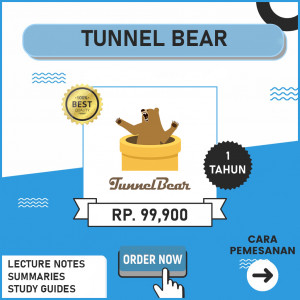 Gambar Tunnel Bear VPN Premium Murah Bergaransi 1 Tahun