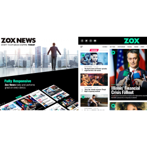 Gambar Zox News - Professional WordPress News & Magazine Theme