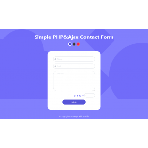 Gambar Script Aplikasi Simple PHP & Ajax Contact Form
